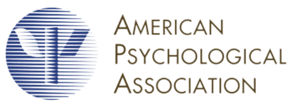 American Psychological Association logo with text